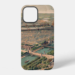 Panoramic view of the Universal Exposition in Pari iPhone 12 Case