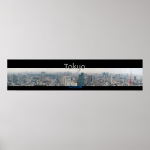 Panoramic View of Tokyo Poster