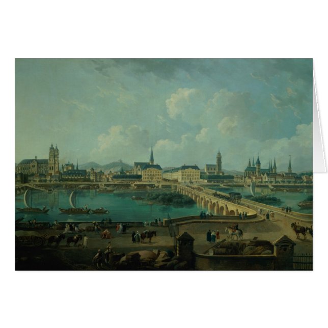 Panoramic View of Tours, 1787 (oil on canvas) (Front Horizontal)