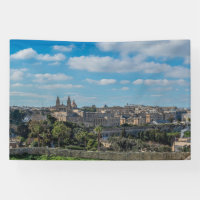 Panoramic view of Valletta old town in Malta