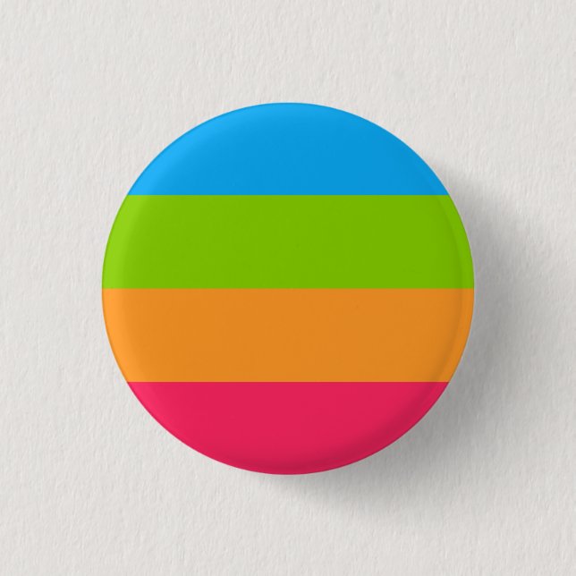 Panoromantic Pride Flag 3 Cm Round Badge (Front)