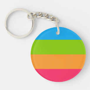 Panoromantic Pride Flag Key Ring
