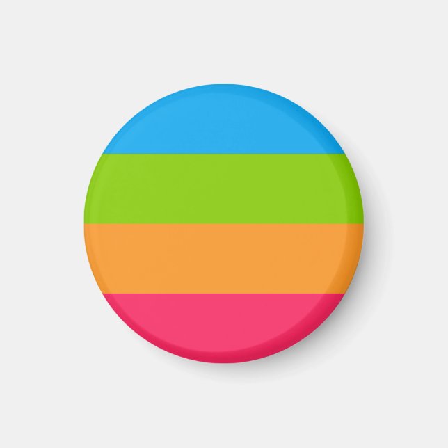 Panoromantic Pride Flag Magnet (Front)