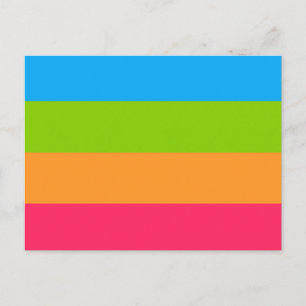 Panoromantic Pride Flag Postcard