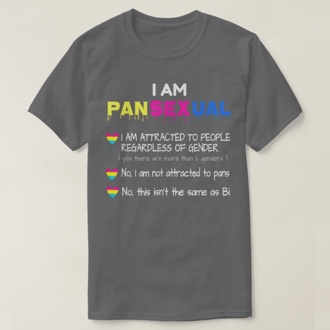 Panseual Definition  Funny Pride LGBT Tee  (Design Front)