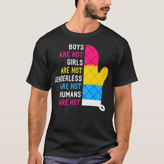 Panseual Pride Definition, Funny Panseuality Pan P T-Shirt (Front)
