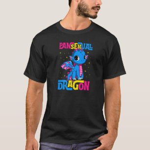 Pansexual Dragon Cute Trendy Majestic Lgbtq Pan Pr T-Shirt