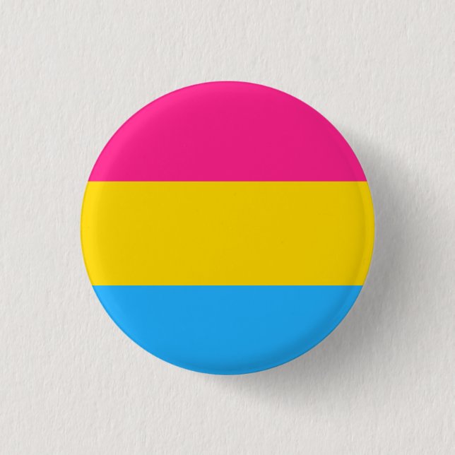 Pansexual Flag 3 Cm Round Badge (Front)