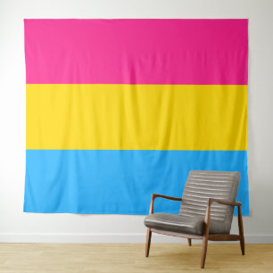 Pansexual Flag Extra Large Tapestry