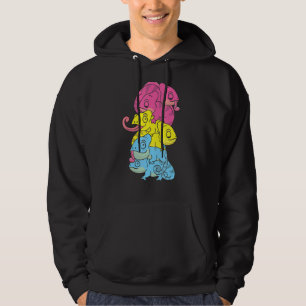 Pansexual Flag Gender Pride Lgbtq Chameleon Hoodie