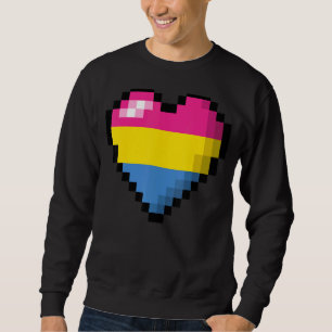 Pansexual Heart Cute Lgbtq Pride Month Sweatshirt