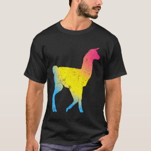 Pansexual Llama Pan Pride Flag T-Shirt