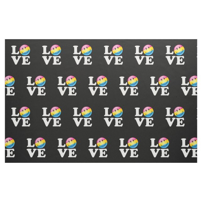 Pansexual Love Smiling Flag Fabric (Fat Quarter)