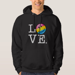 Pansexual Love Smiling Flag Hoodie