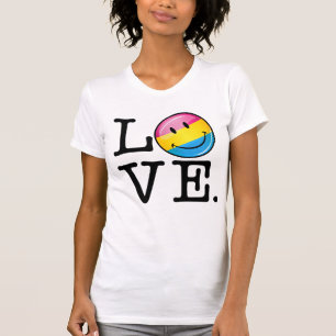 Pansexual Love Smiling Flag T-Shirt