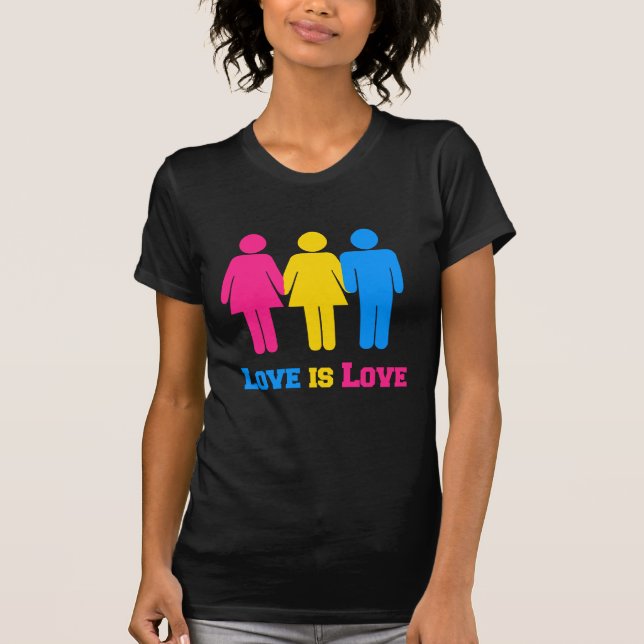 Pansexual Love T-Shirt (Front)