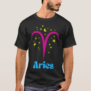 Pansexual Pan Aries Zodiac Sign Astrology LGBTQ LG T-Shirt