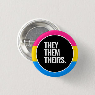 Pansexual Pride 3 Cm Round Badge