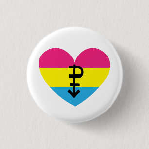 Pansexual Pride 3 Cm Round Badge