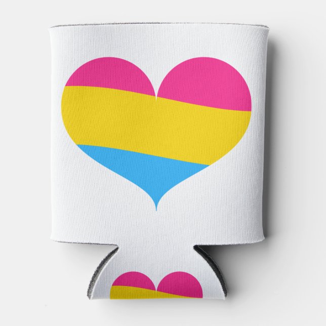 Pansexual Pride Can Cooler (Front)
