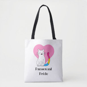 Pansexual Pride Cat Tote Bag