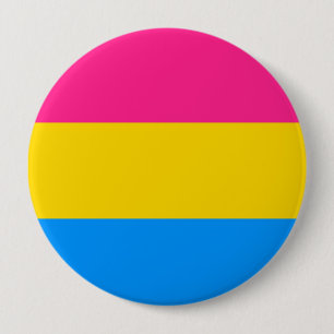 Pansexual Pride Flag 10 Cm Round Badge