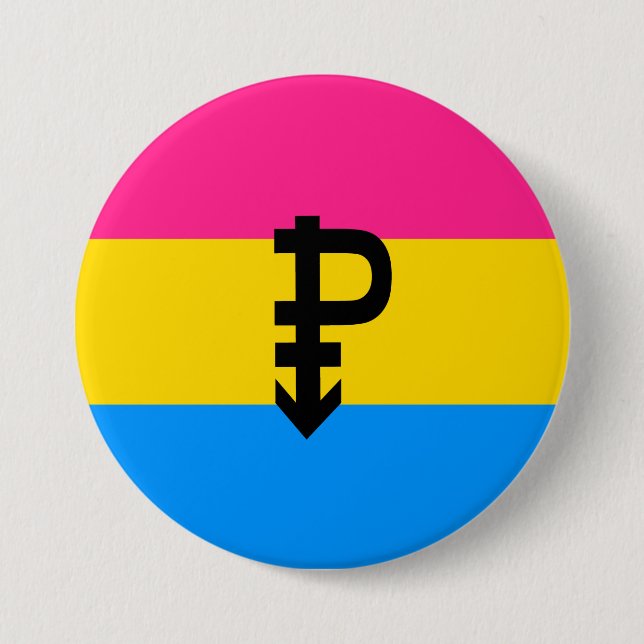 Pansexual Pride Flag 7.5 Cm Round Badge (Front)