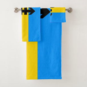 Pansexual Pride Flag Bath Towel Set