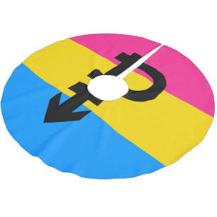Pansexual Pride Flag Brushed Polyester Tree Skirt