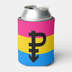 Pansexual Pride Flag Can Cooler