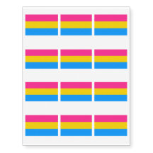 Pansexual Pride Flag Coloured Background