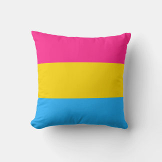 Pansexual Pride Flag Cushion