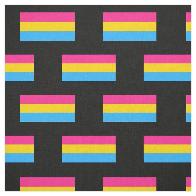 Pansexual Pride flag Fabric (Swatch)