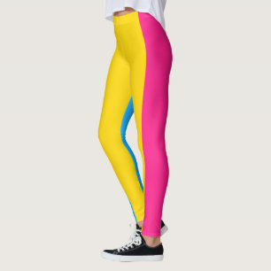 Pansexual Pride Flag Leggings