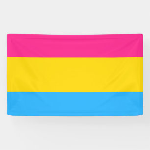 Pansexual Pride Flag LGBTQ Banner