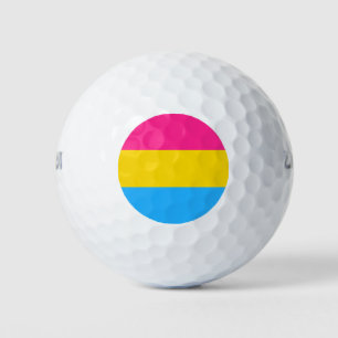 Pansexual Pride Flag LGBTQ Golf Balls