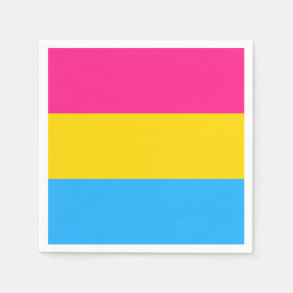 Pansexual Pride Flag LGBTQ Napkin