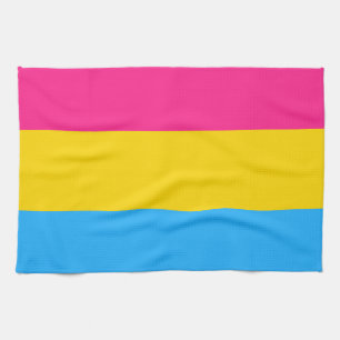 Pansexual Pride Flag LGBTQ Tea Towel