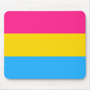 Pansexual Pride Flag Mouse Pad