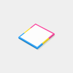 Pansexual Pride Flag Post-it Notes
