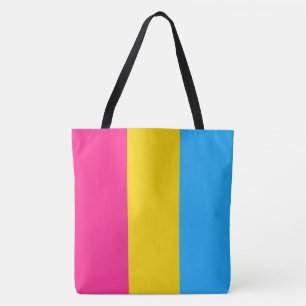Pansexual Pride Flag Tote Bag