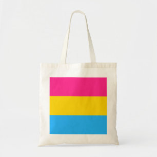 Pansexual Pride Flag Tote Bag