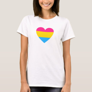 Pansexual Pride Heart T-Shirt