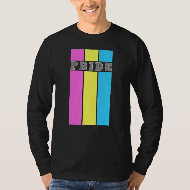 Pansexual Pride Lgbtq Pan Support T-Shirt (Front)