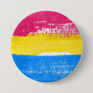 Pansexual Pride Paint 7.5 Cm Round Badge