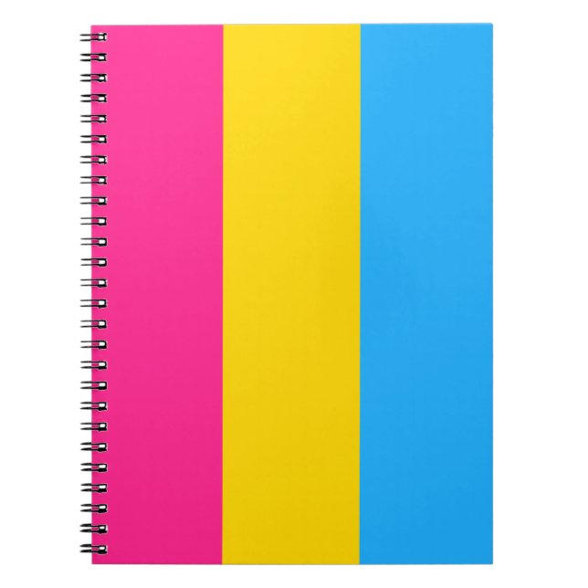 Pansexual Pride (Pan Flag) Notebook (Front)