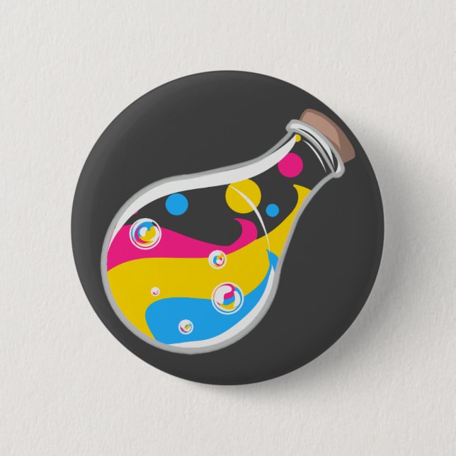 Pansexual Pride Potion Button (Front)