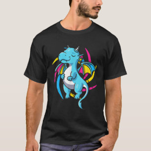 Pansexual Pride Stuff Pan Dragon Video Game Geek G T-Shirt