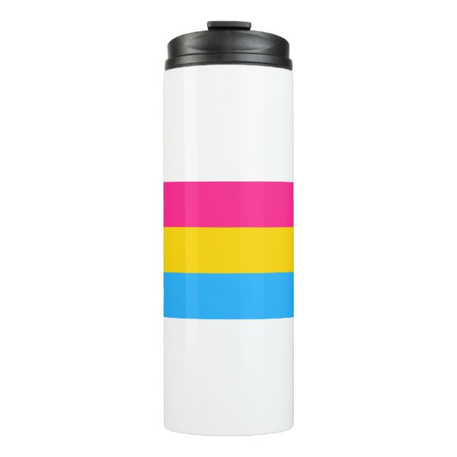 Pansexual Pride Thermal Tumbler (Front)