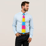 Pansexual Pride  Tie<br><div class="desc">The pansexual pride flag was designed as a symbol for the pansexual community to use. It is similar to the LGBT flag, which is used as a symbol for the lesbian, gay, bisexual, transgender and anyone else in the community. The flag is used to increase visibility and recognition for the...</div>